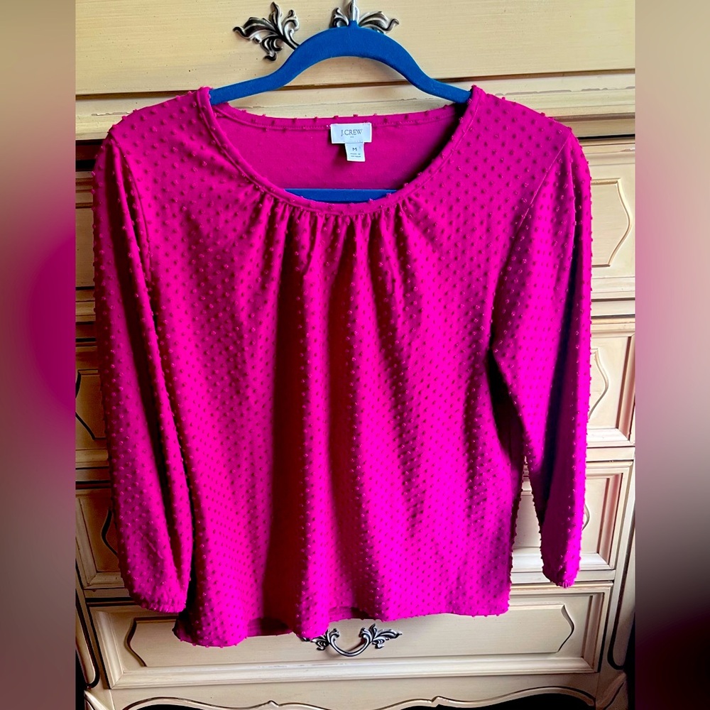 J Crew Top 3/4 sleeves